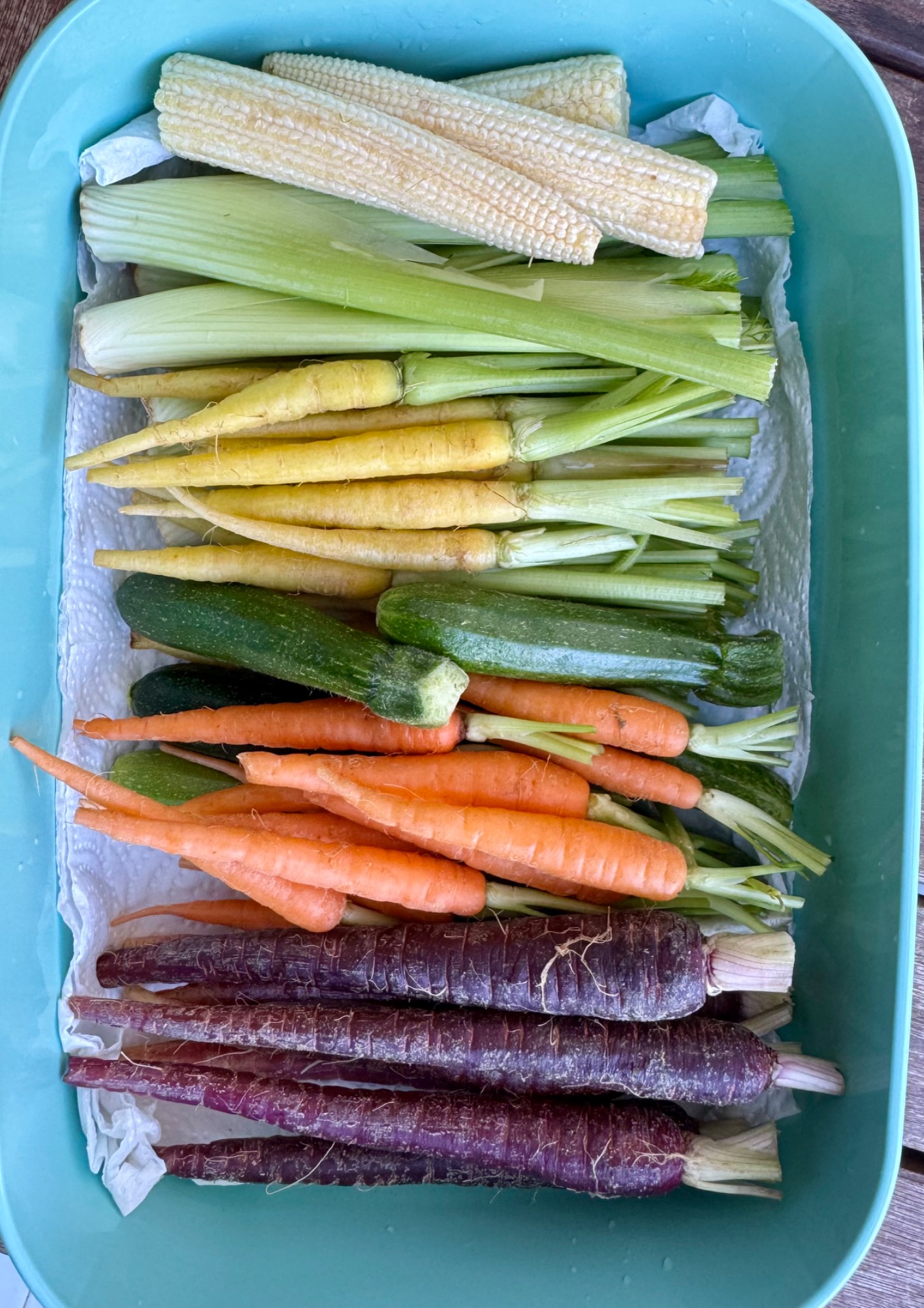 Do campo para a mesa, legumes frescos do hortelão do Oeste.